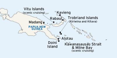 Kort over alotau papua ny guinea