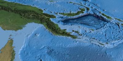 Kort over satellit-kort i papua ny guinea